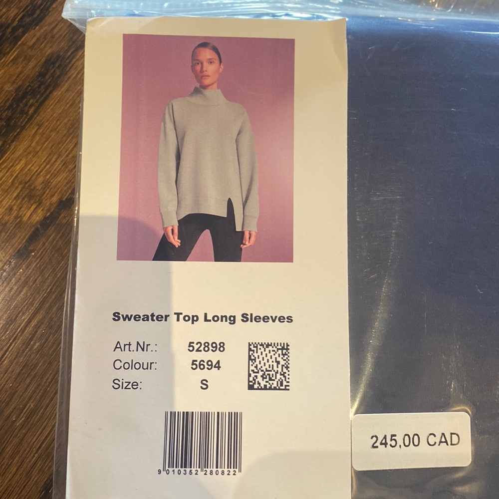 Wolford Sweater Top Long sleeve Navy Blue